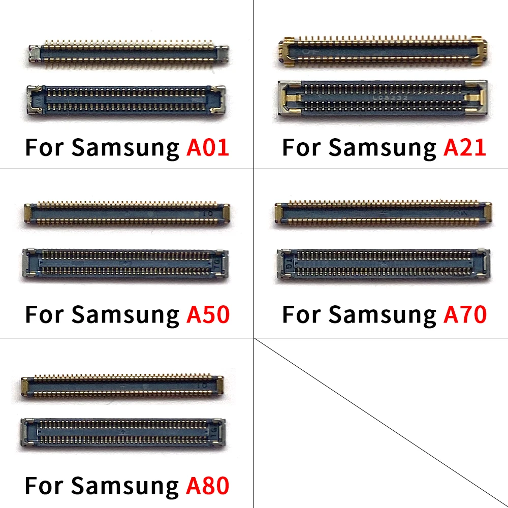 Ekran wyświetlacza LCD Flex FPC Złącze na płycie głównej On Flex Dla Samsung A01 A21 A50 A70 A80 Złącze USB do ładowania FPC