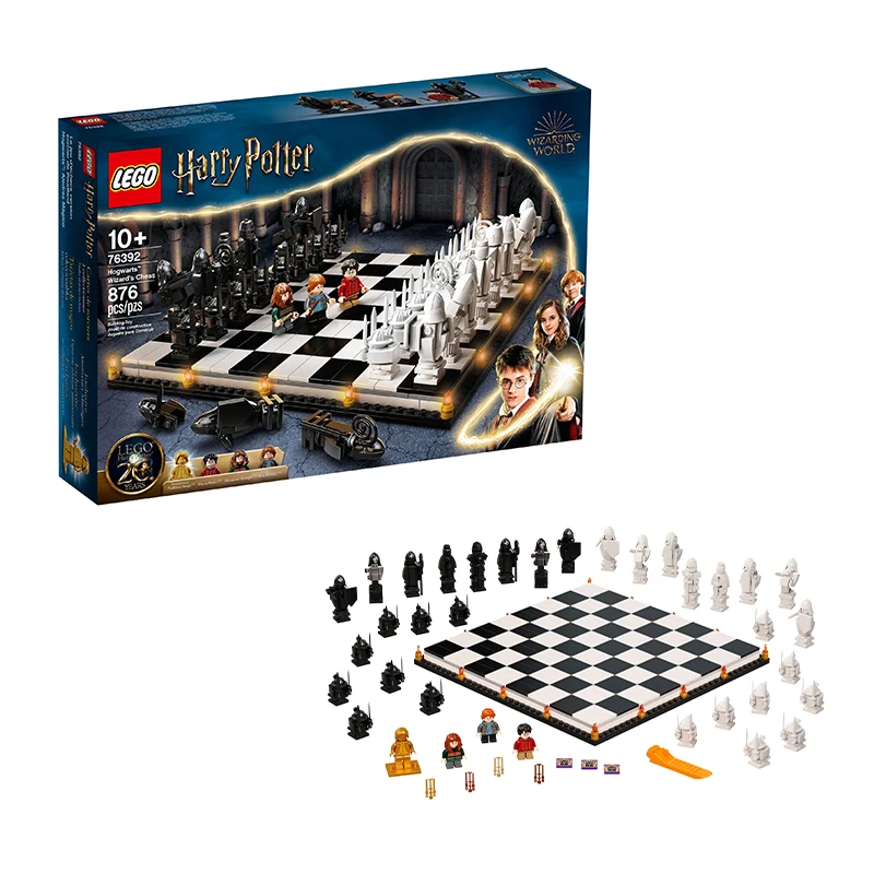 

Lego 76392 Hogwarts Magic Chess Harry Potter Series Building Blocks Toy Children's Day Gift