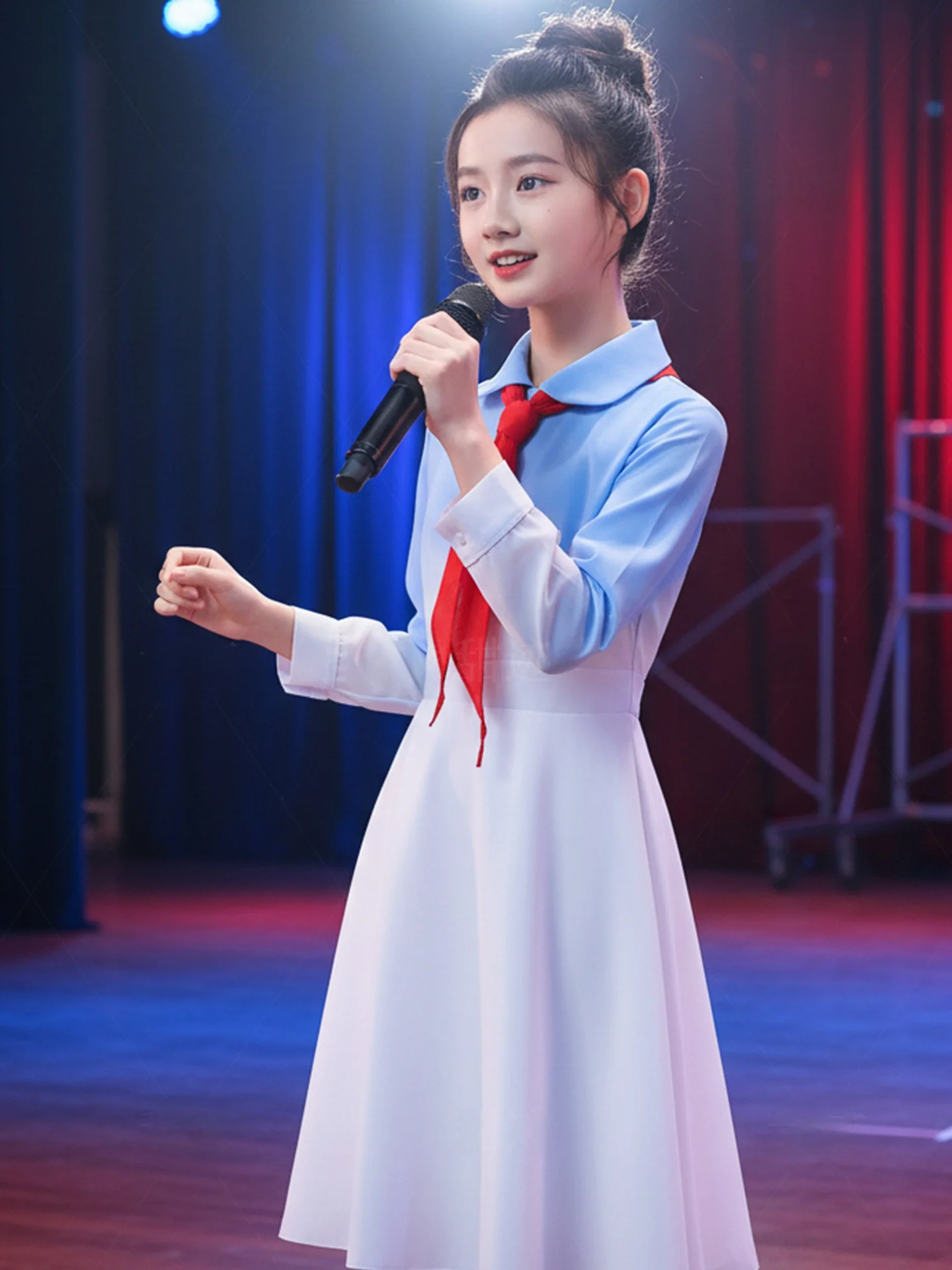 Patriotic Blue Perf…