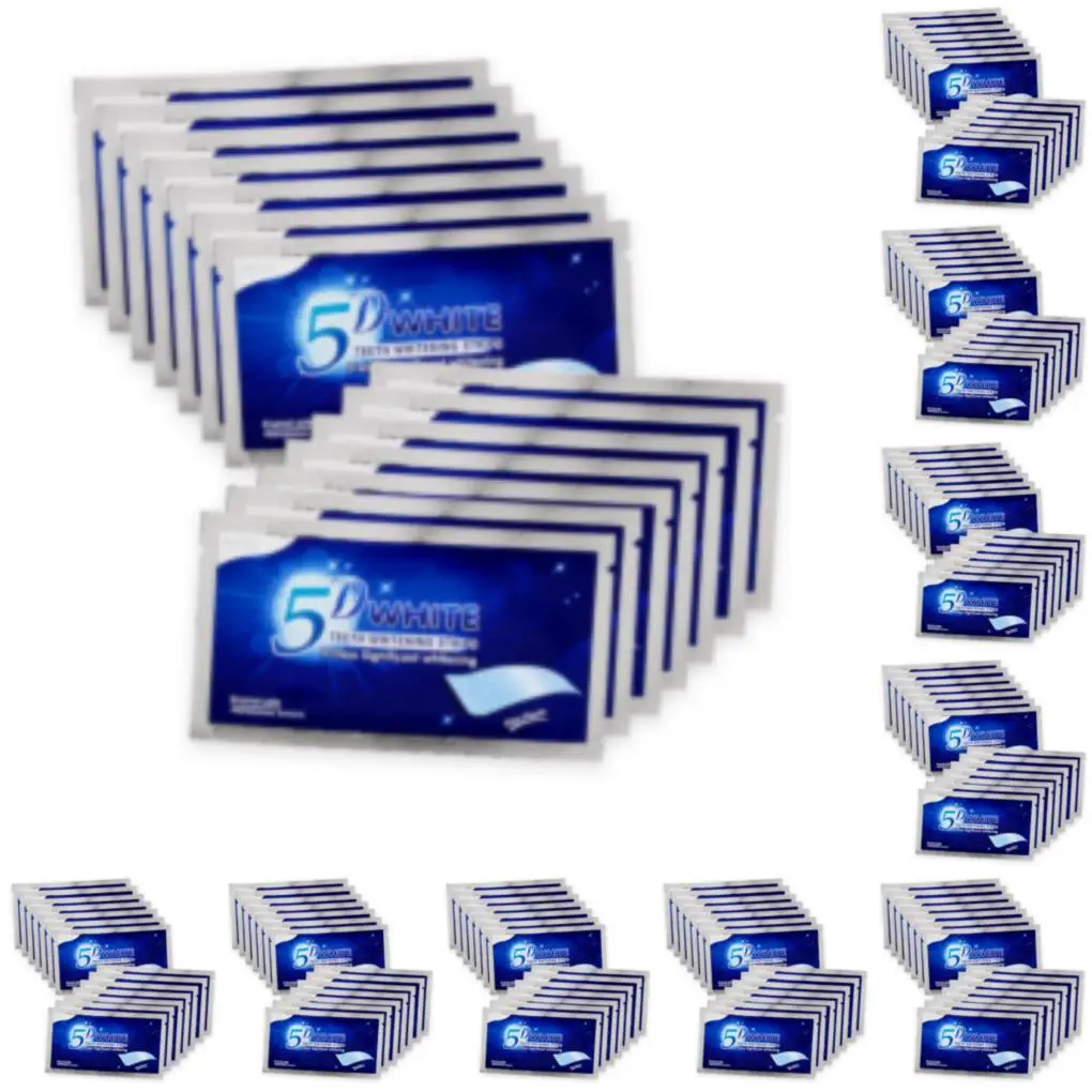 70/140 Pairs 5D White Teeth Whitening Strips Professional Effects White Tooth Bristle Charcoal Toothbrush Dental Whitening