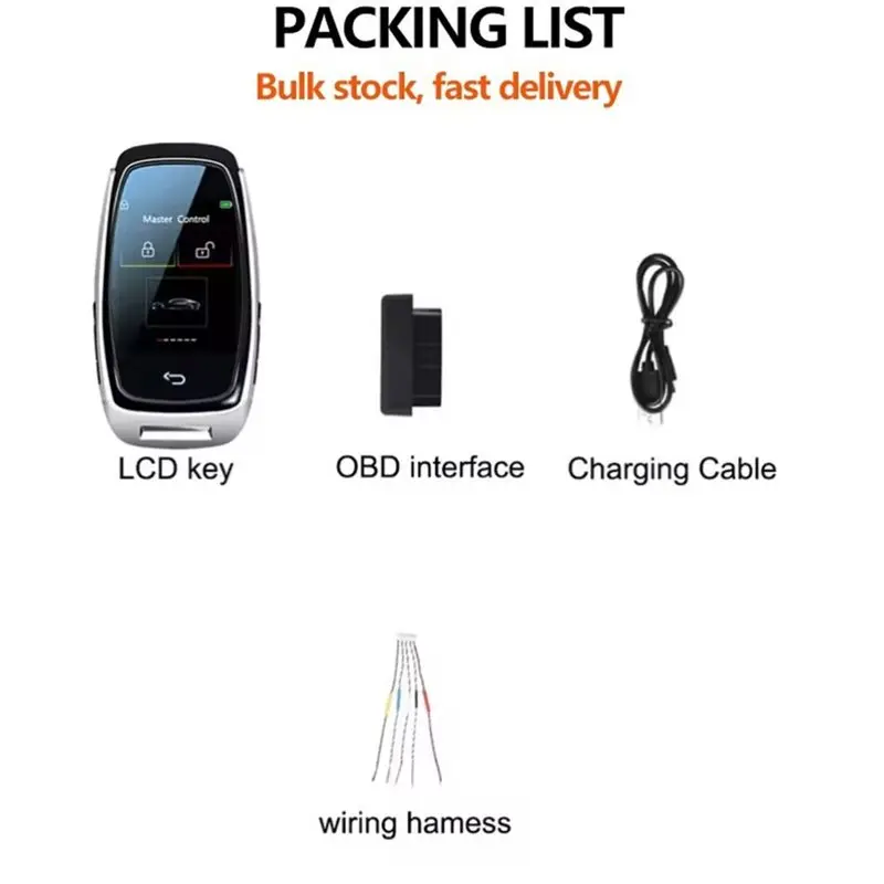 Universal Modified CF920 Smart Key Display With Find My Function For BMW Benz Lexus Toyota Auto Lock Comfortable Entry