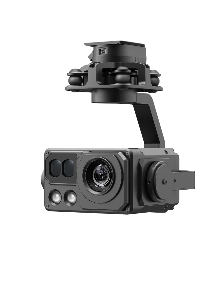 ZH30L 360X Hybrid Zoom 30X Optical Camera 1800M Laser Rangefinder Night Vision 4K Gimbal Payload Quick-Release Connector