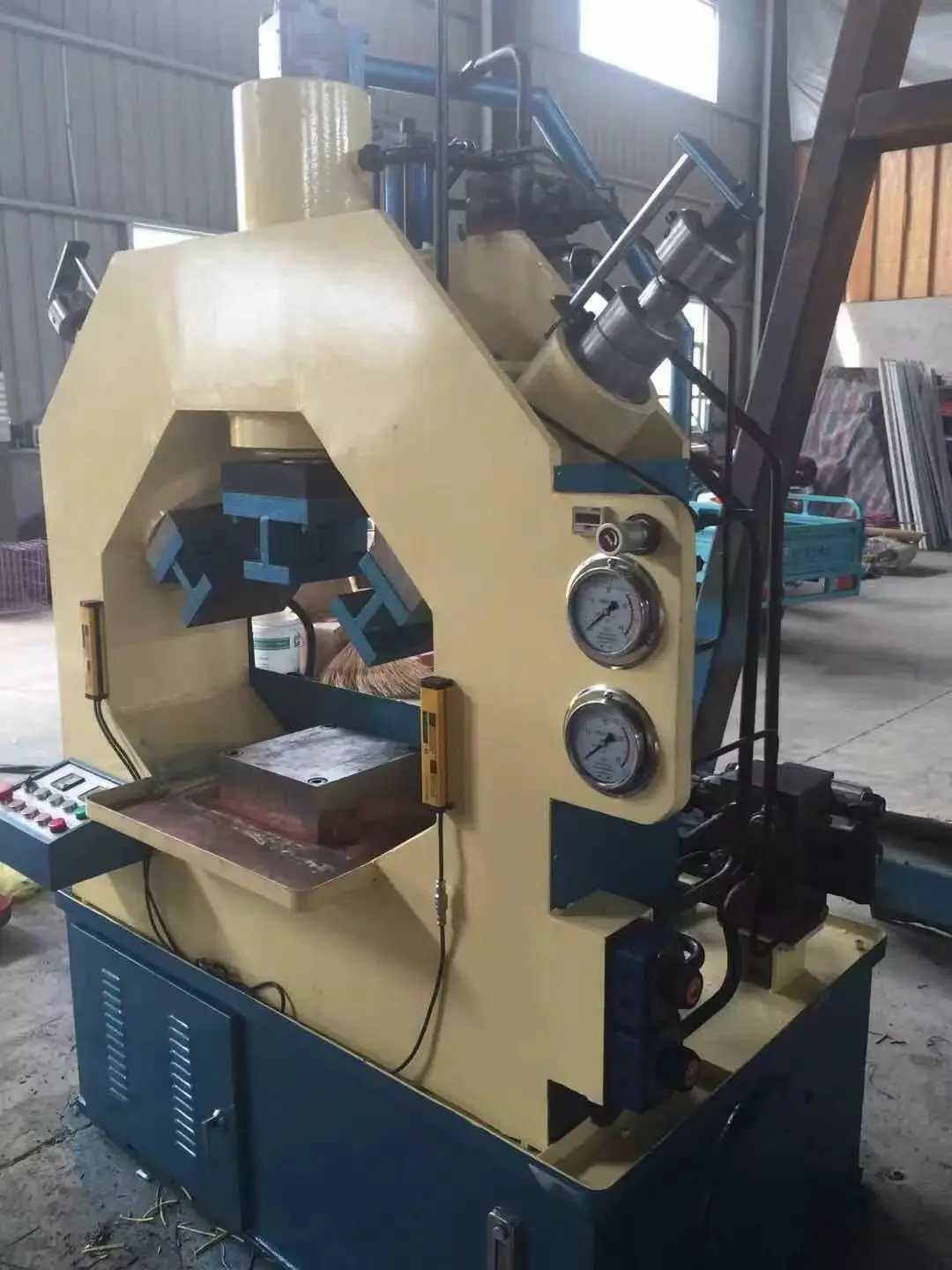 Hydraulic Copper Fittings 45 90 Degree Copper Fittings Elbow Making Machine