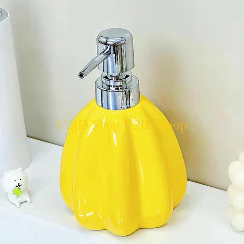 

U2JD Modern Ceramic Liquid Dispenser Bottle For Shampoo Lotion Storage Hotel Bathroom Essential Accessory