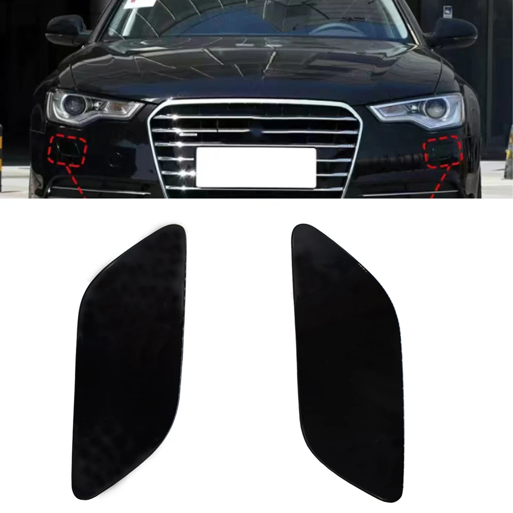 

Headlight Washer Covers for Audi A6 & A6 Quattro 2012-2015 4G0955275GRU 64G0955275 4G0955276