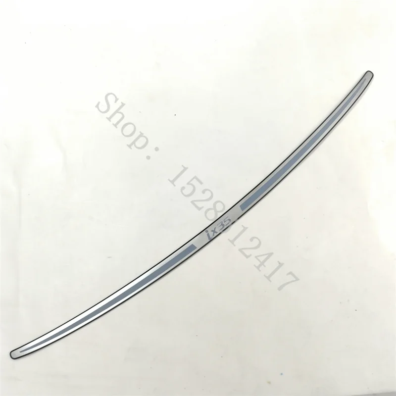 For Hyundai ix35 2009 2010 2011 2012~2017 stainless Rear Bumper Protector Sill Trunk Tread Plate Trim Car Accessories