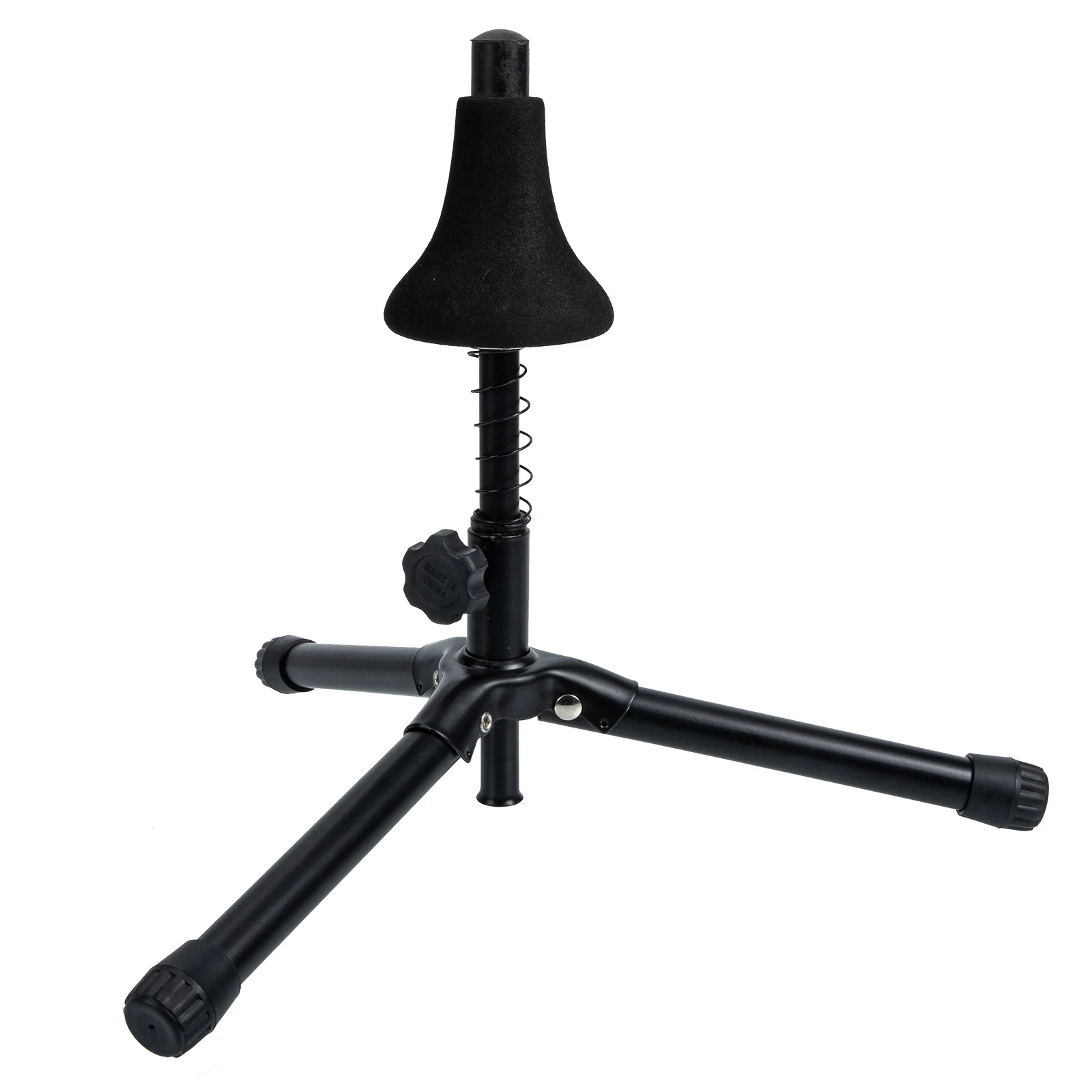 Trumpet Stand Small Instrument Holder Foldable Tripod Base Non-Scratch Sponge Padding Stable Support For Trumpet Flugelhorn
