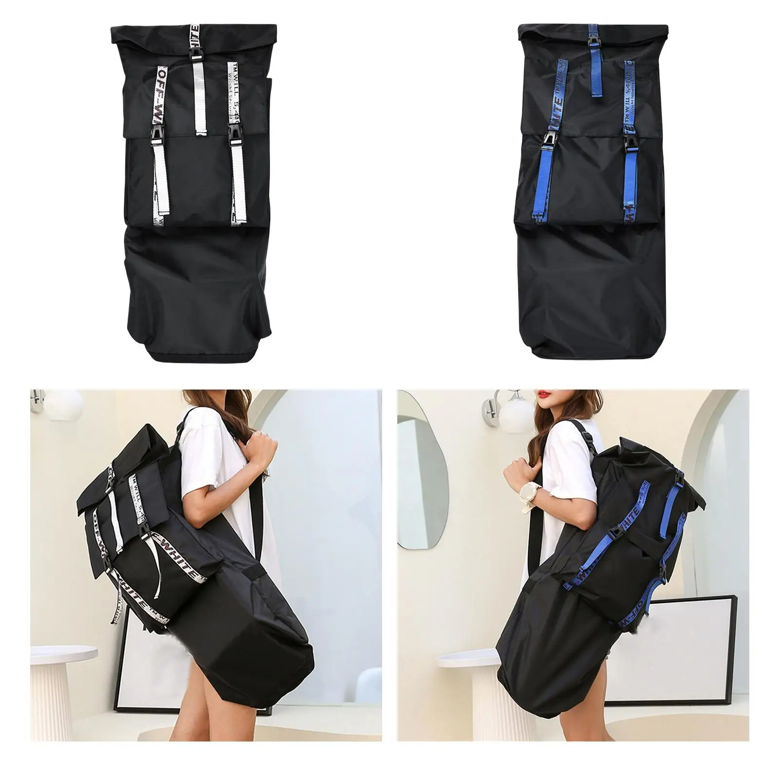 

Oxford Skateboard Backpack Bag Longboard Cover Case Multifunctional Storage Outdoor Sport Accessories