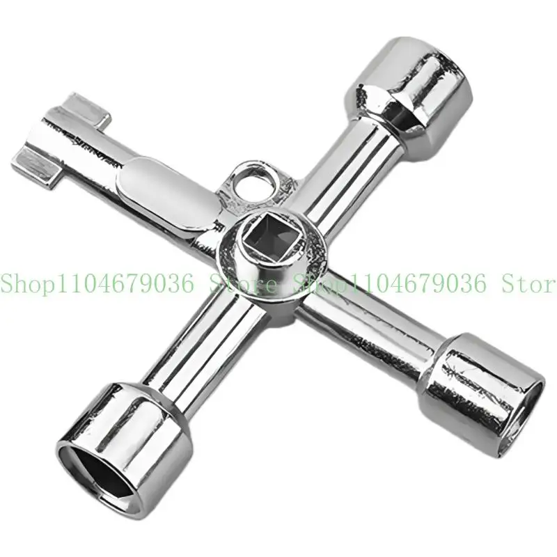 652F 4 -Wege -Dreiecksschlüsselschlüssel für Zug elektrischer Aufzugsschrank professionelle Dreieckschlüsselwerkzeug