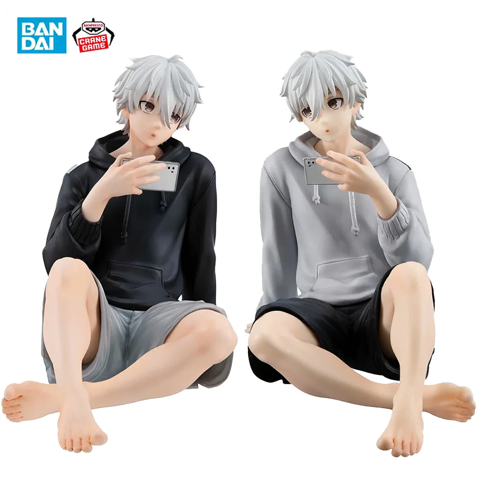 9CM BLUE LOCK Actionfiguren Nagi Seishiro Anime-Figur Sitzende Figur PVC Sammlermodell Kinderpuppe Spielzeug Geschenke