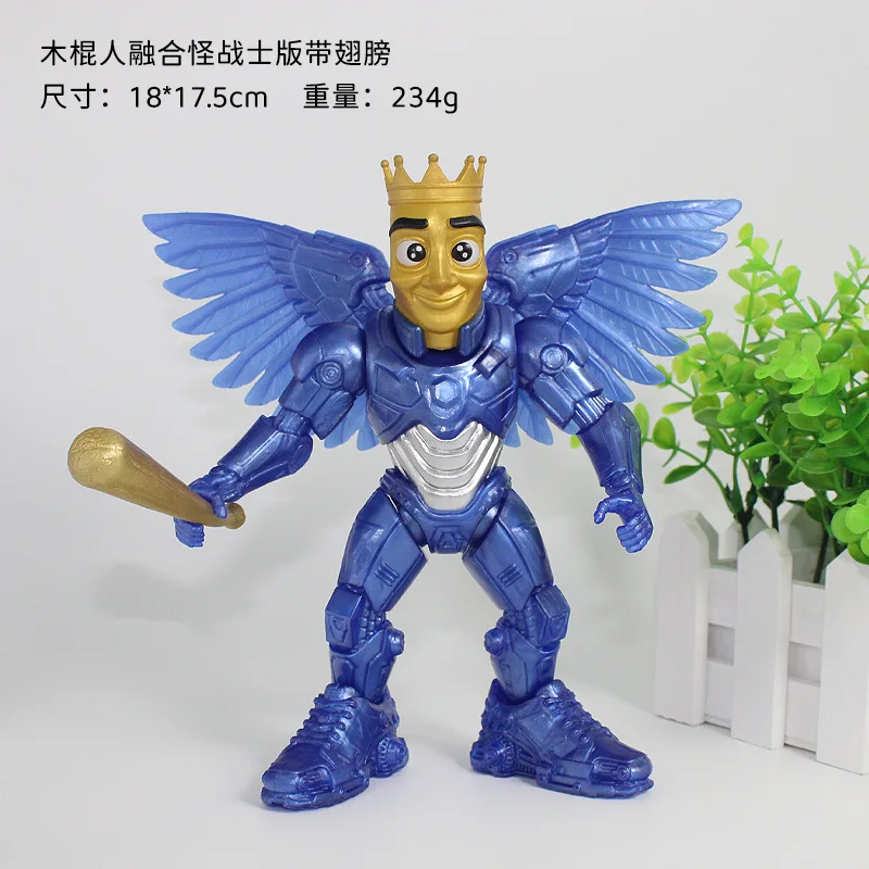 

Italian Brainrot Tung Sahur Figure Multi Joint Warrior Toy Tralalero Tralala Figures Bombardino Crocodilo Shimpanzini Bananini