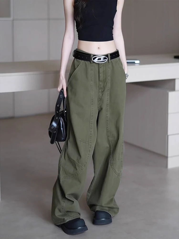 Loose Wide Leg Denim Jeans Men Women Design Sense Casual Trousers High Waist Zipper Fly Comfortable Fit Fall Fashion Trend