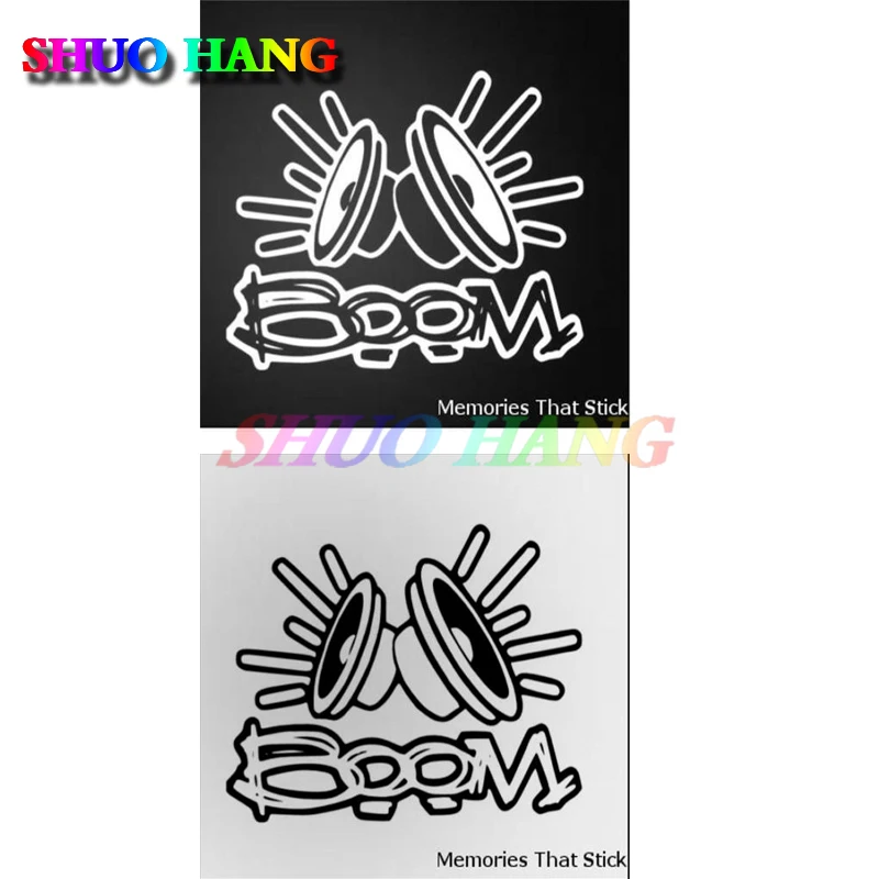 

BOOM Funny Car Window Bumper Vinyl Sticker Car Trunk Bike Motorcycle Helmet Notebook PVC