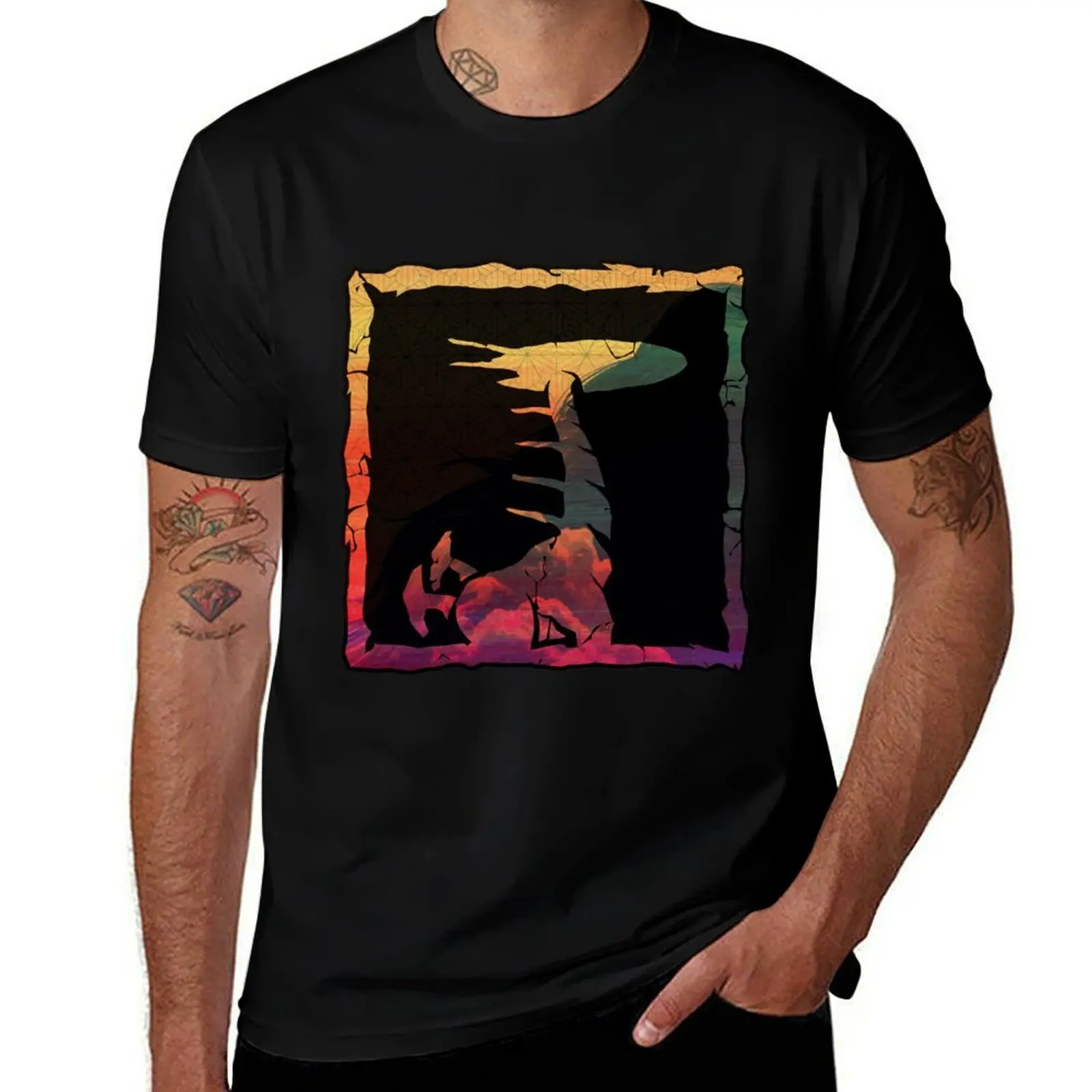 Horizon Zero Dawn Tallneck T-Shirt Stylish Graphic Short Sleeve Top T-Shirt