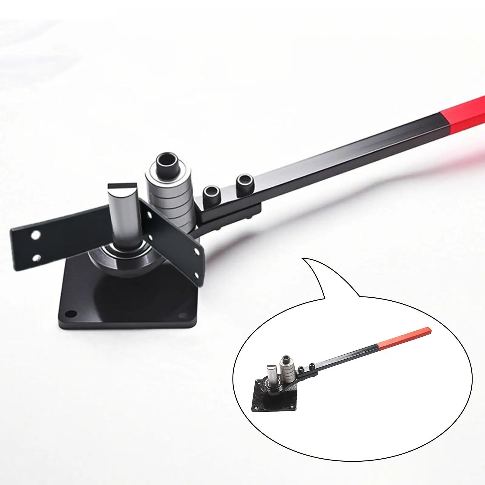 جهاز قابل للطي لآلة ثني الأسلاك اليدوية سهل الاستخدام ومتعدد الاستخدامات ومنحني