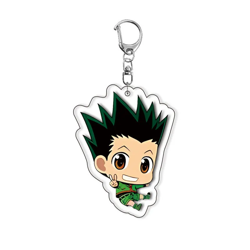 Anime Acrylic Keychain-HUNTER×HUNTER Cartoon Character Pendant, Suitable for Bags and Keys,cosplay gifts Perfect Gift for Fans