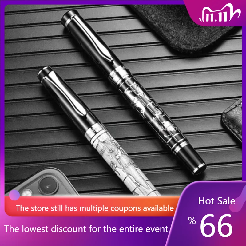 2025-nuevos-boligrafos-benovel-metal-de-alto-color-mapa-del-mundo-grabado-plumas-estilograficas-arte-de-lujo-practica-reunion-f-m-pluma-de-tinta-de-punta-doblada-regalo