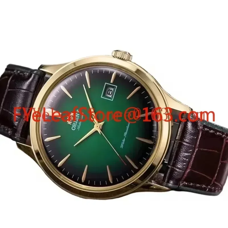 forOld classic Oriental Double Lion fully automatic mechanical men's watch, bubble mirror retro waterproof high-end belt watch.