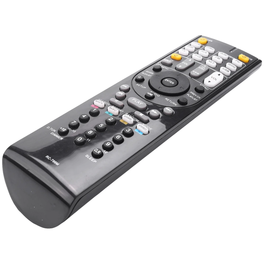 QWE-2X Remote Control RC-799M Replacement For ONKYO TX-NR616 TX-NR626 AV Receiver