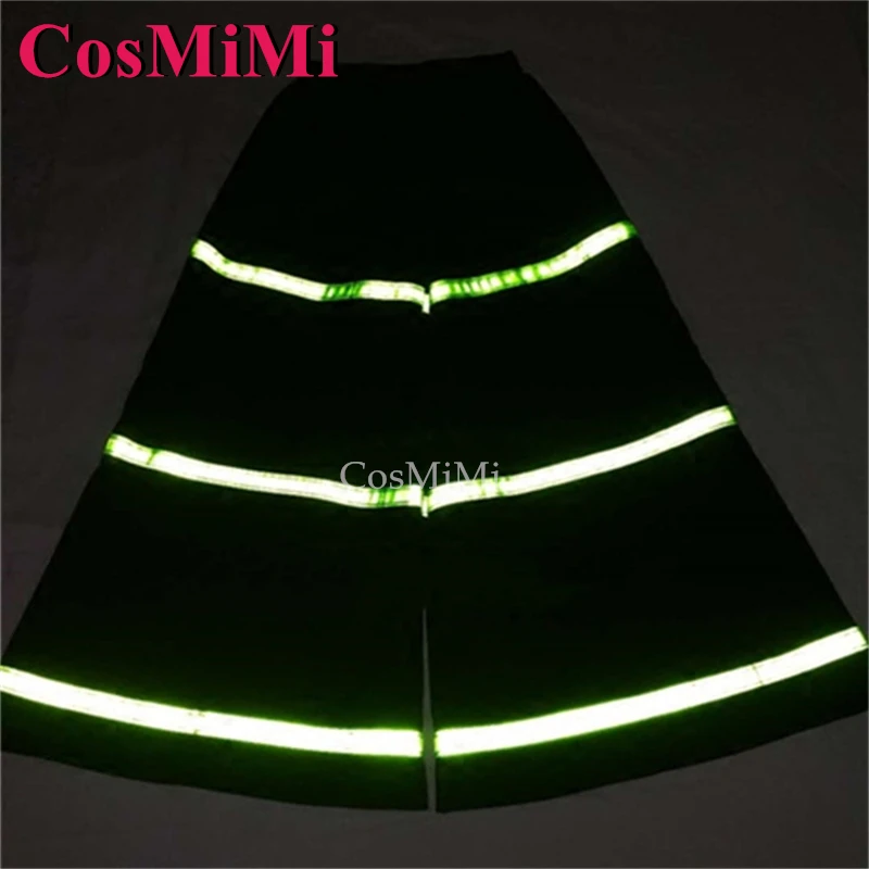 CosMiMi موضة ثلاث دوائر شبح الرقص السراويل تأثيري حلي جرس قيعان AUS نمط قاتمة ريبر فات السراويل بنطلون عاكس