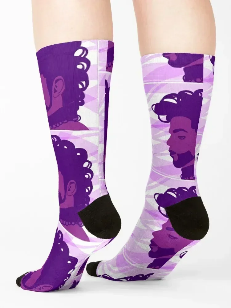 The Purple One Socks Stockings christmass gift New year's anti-slip Socks Women Men's