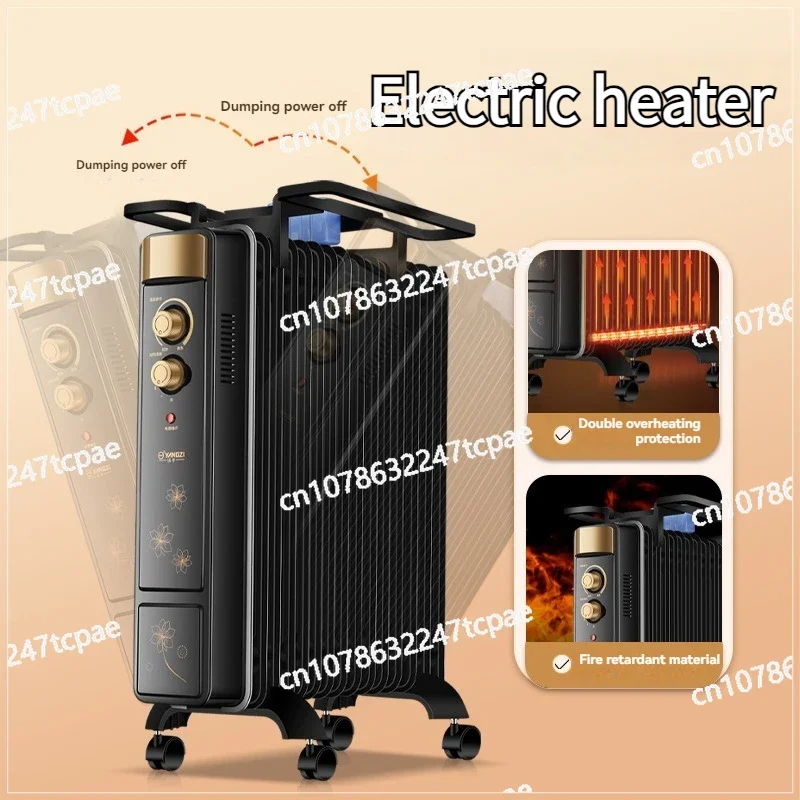 2000W Oil Tine Warmer Household Energy saving Electric Radiator Heating Electric Heating Oil Tincture Electric Warmer