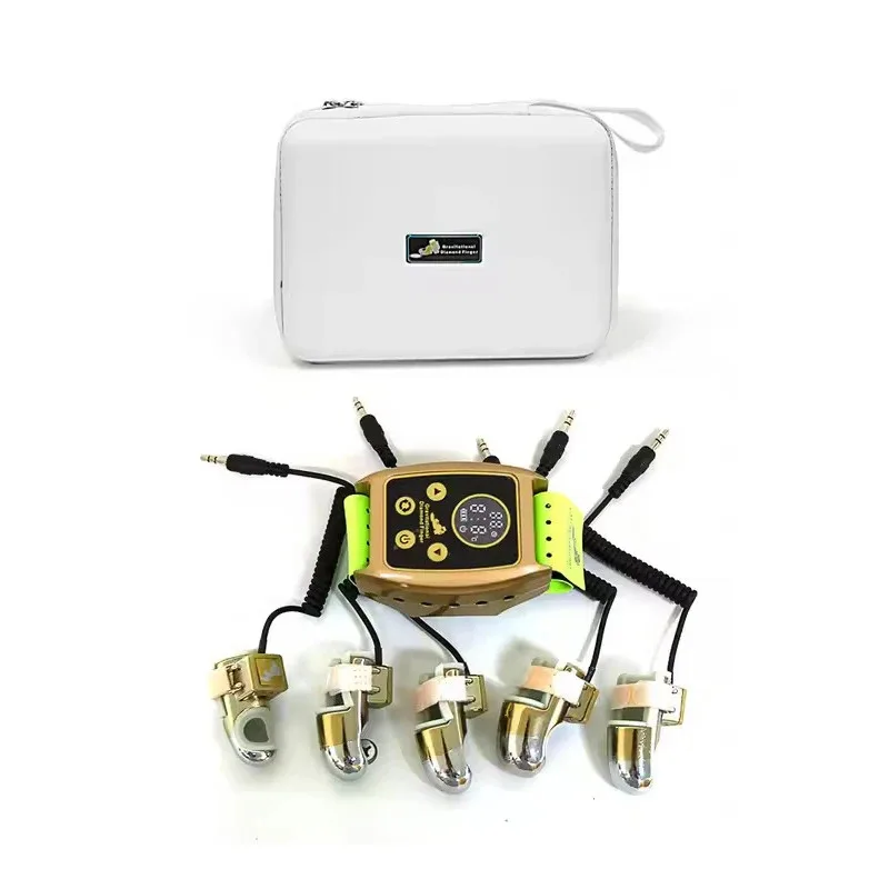 

Finger RF EMS Beauty Machine Gold Microcurrent Physiotherapy for Firming Lifting for Face Skin Effective for Weight Loss