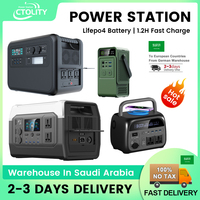 Ctolity 2000w Portable Power Station 500W 1800w 200W Lifepo4 Battery Camping Solar Generator PowerBank Saudi Arabia Warehouse
