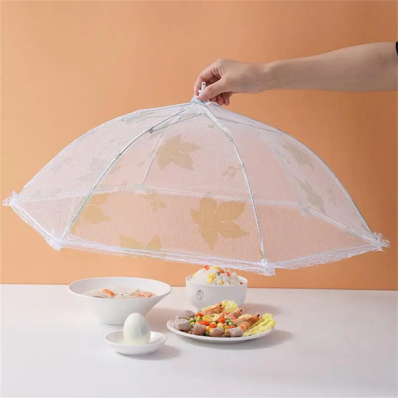 Vegetable Cover White Large Coverage Area Breathable Asy To Operate Stable And Durable Kitchen Periperies Portable Umbrella