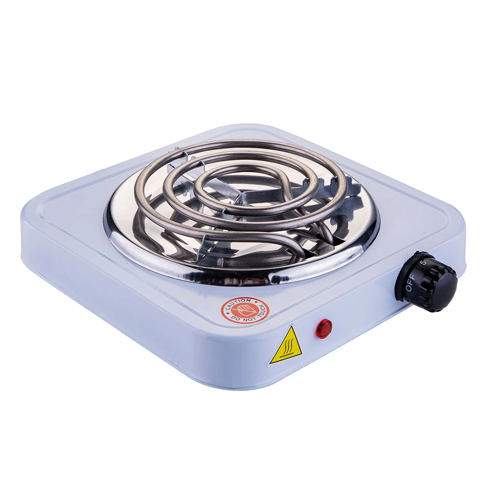 220V 1000W Single-head Electric Stove Kitchen Heating Furnace Burner Household Hot Plate Cooker Coffee Heater 5-Speed Thermostat