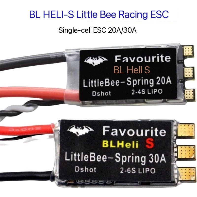 1 Stück/4 Stück Little Bee BLHELI-S 20-30A bürstenloser Regler 2-6S unterstützt DSHOT Oneshot42 OneShot125 Multicopter FPV QAV250 220 280FPV