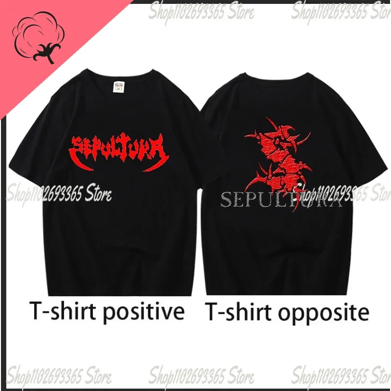 Sepultura Beneath The Remains Thrash Metal T Shirt  Men O Neck Metal rock Tee Shirt