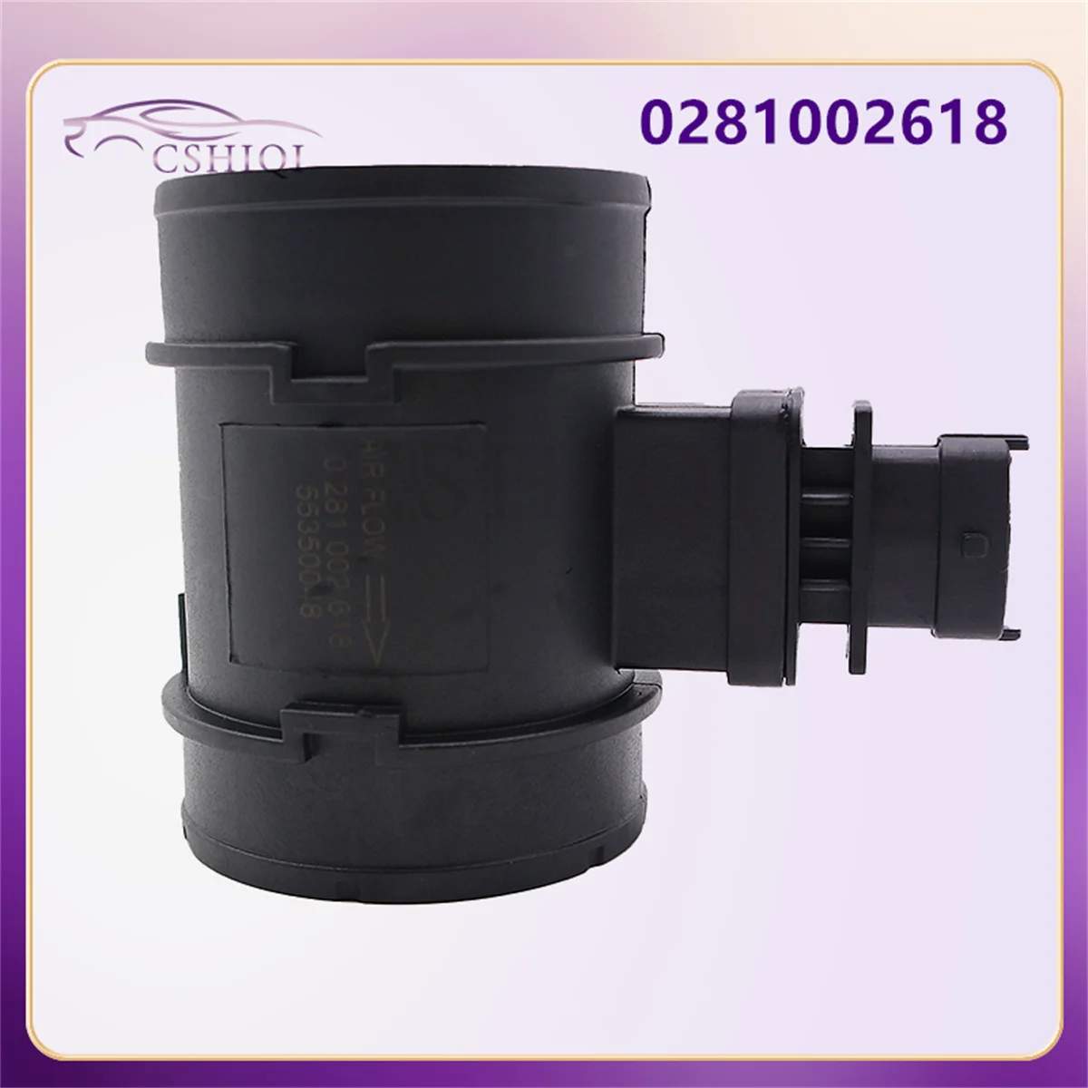 0281002618 Mass Air Flow Meter Sensor MAF 55350048 For Saab 9-3 9-5 Suzuki Lancia Alfa Romeo Chevrolet Fiat Vauxhall Opel Astra 4