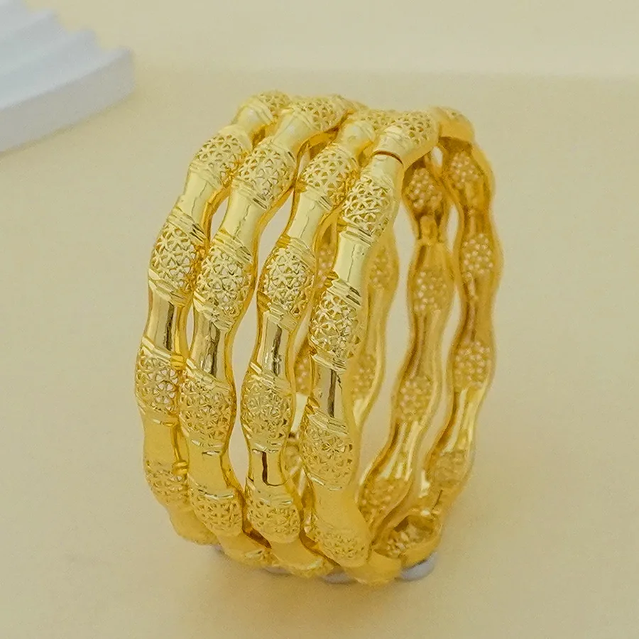 Pulsera hueca de oro 9999 de Dubái, joyería vietnamita, pulsera para mujer vietnamita, accesorio de joyería, regalo.