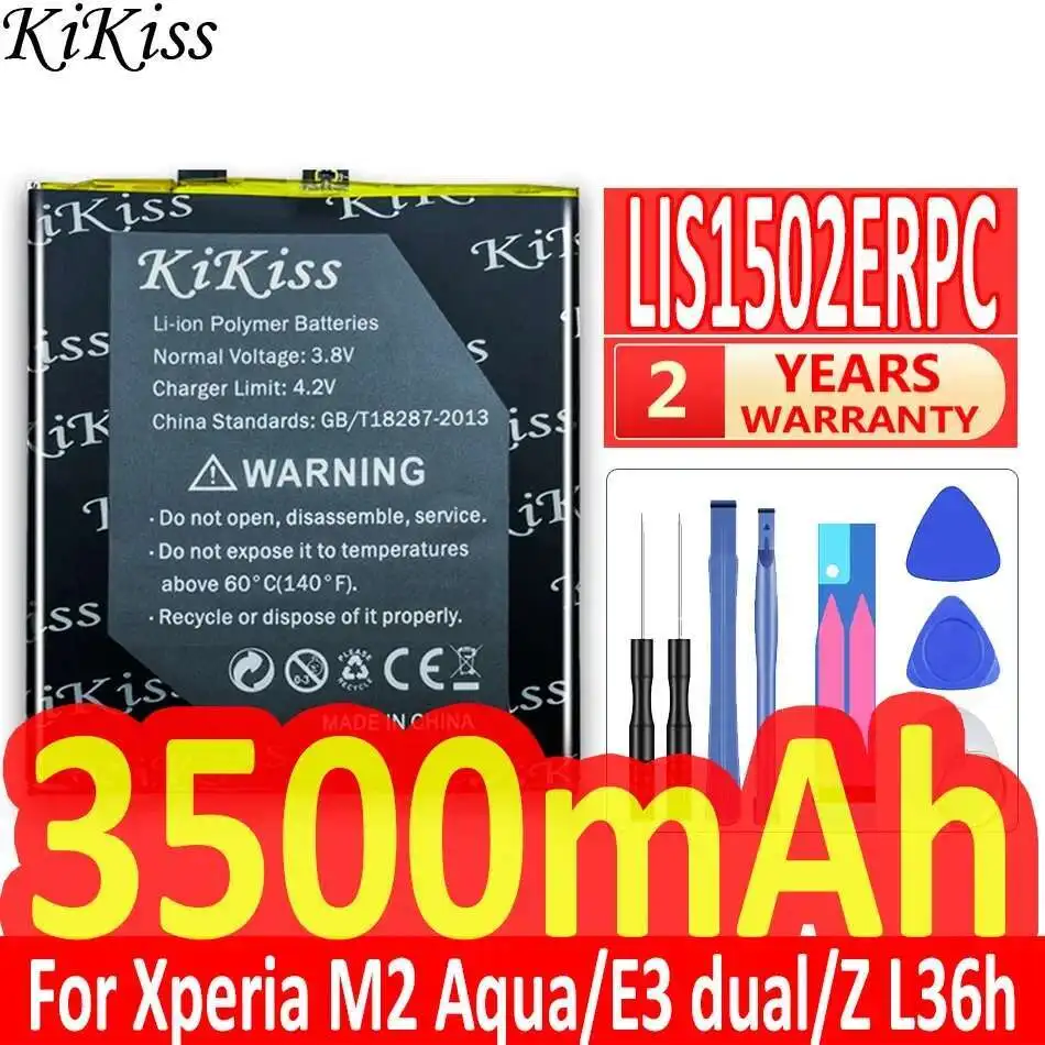 

Battery LIS1502ERPC LIS1551ERPC For Sony Xperia M2 Aqua S50h E3 Dual D2302 D2203 D2403 D2212 D2202 Z L36h Yuga C6600 C660X
