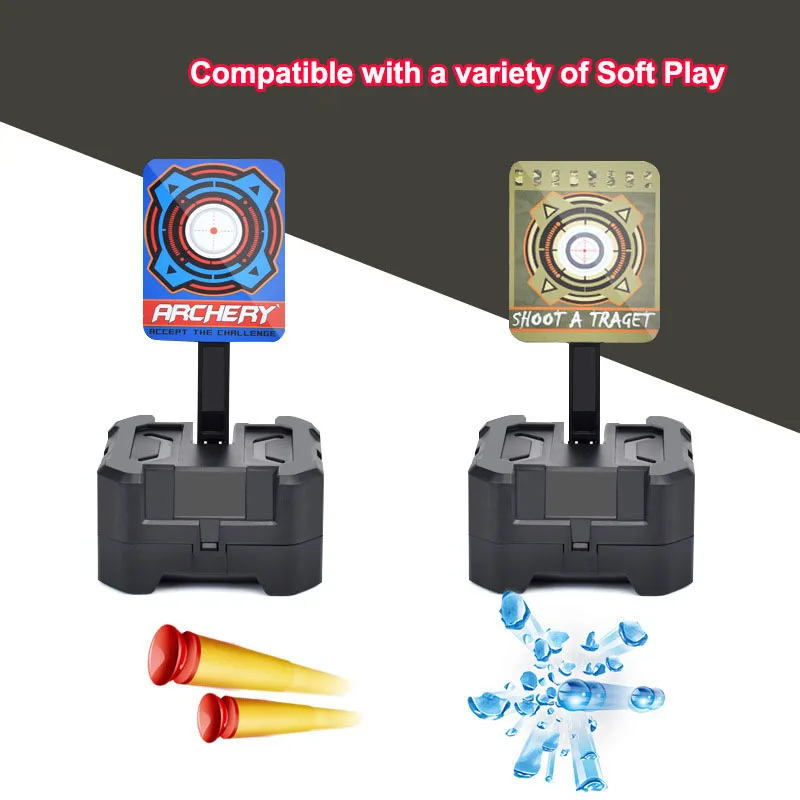 Automatic Return Target Shooting For Nerf Toys For Nerf Gel Beads Gun Toy Parts High Precision Scoring Practice Target