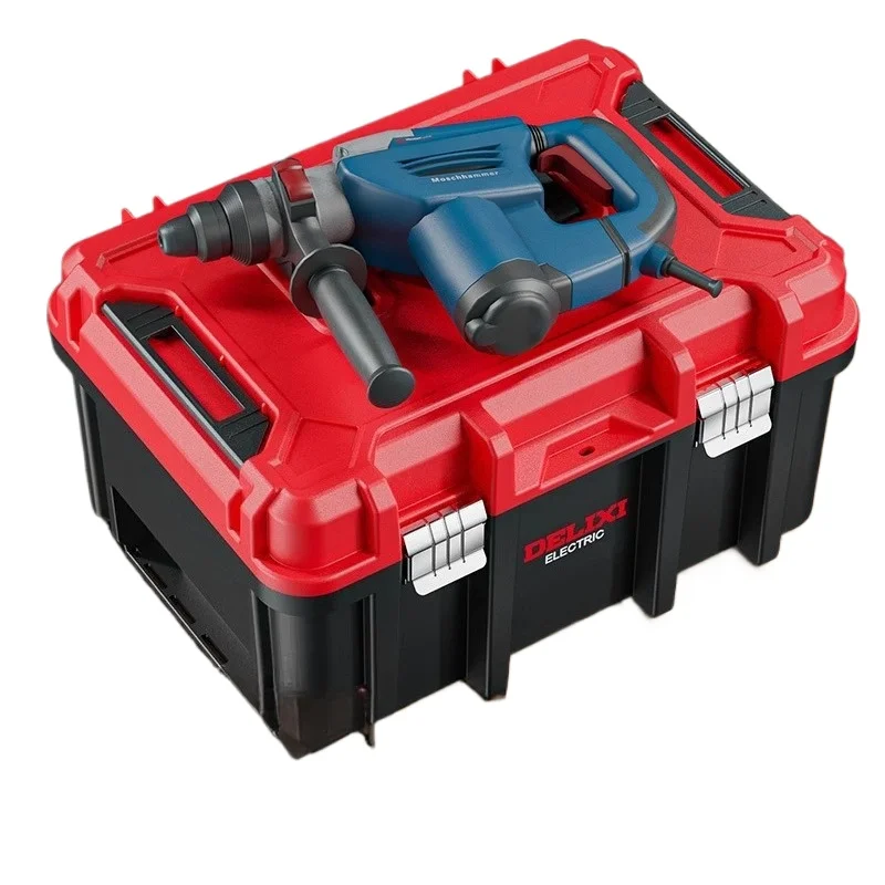 Handheld Tool Case Large Double-layer Tools Box Multifunctional Hard Case Toolbox Portable Manual Tool Stackable Storage Boxes