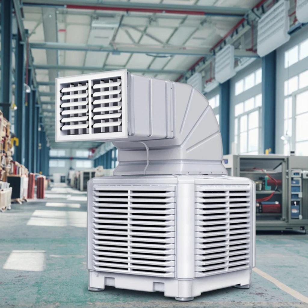 High-efficiency industrial evaporative air cooler 10,000 m ³/h indirect evaporative cooling system with core motor and pump