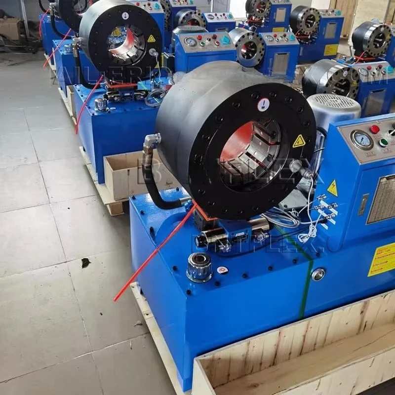 Heavy Duty BNT102 4-Inch Hydraulic Hose Crimping Machine with 14 Sets of Dies 4 Inch Rubber Product Making Machinery