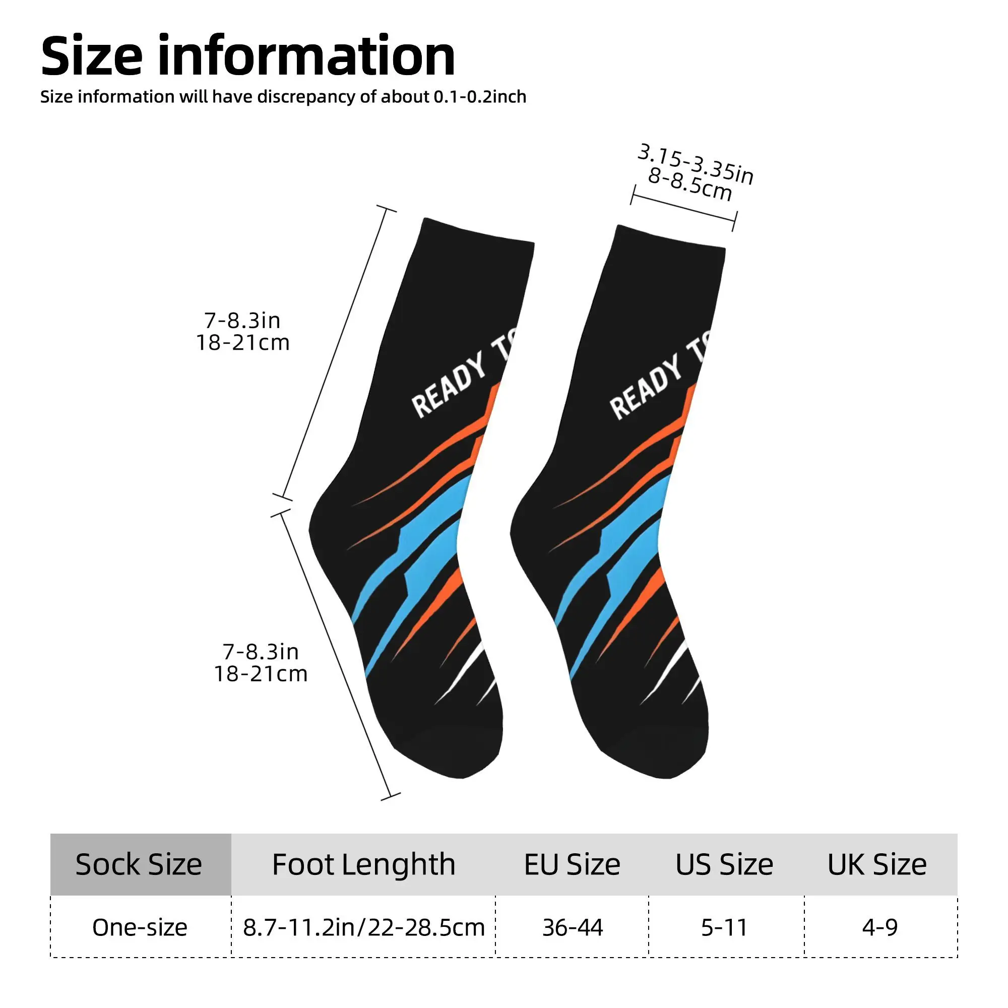 محرك مخصص جاهز للسباق إندورو كروس موتوكروس الرجال النساء طاقم الجوارب للجنسين مضحك ثلاثية الأبعاد طباعة فستان الجوارب