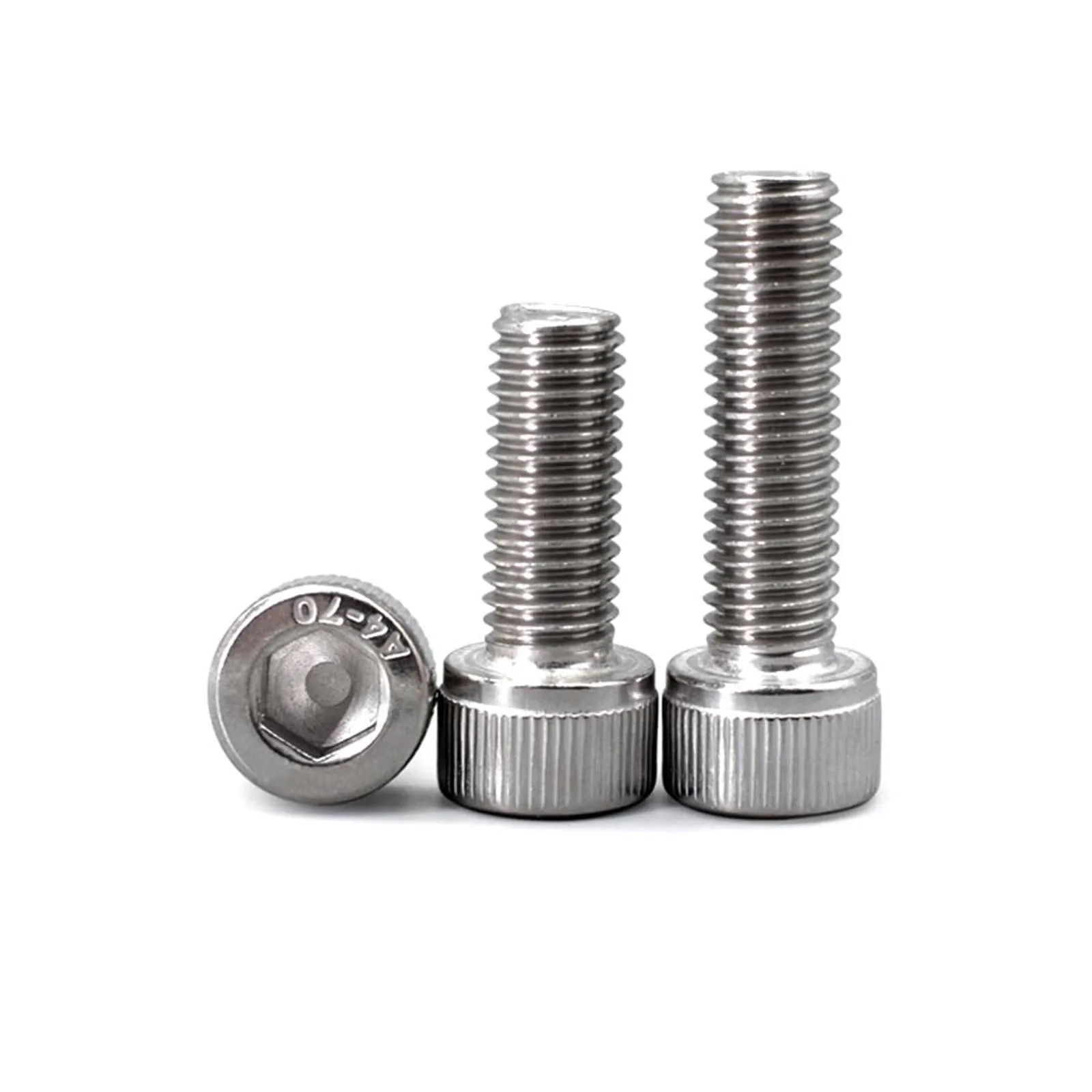 1/50pcs 316 Stainless Steel DIN912 Hex Socket Cap Screw, Marine Grade Anti-Corrosion Cylindrical Head Allen Bolt M1.6-M14