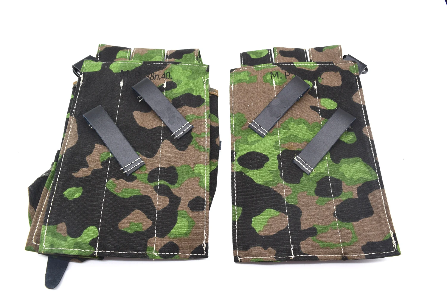 Camouflage tedesco MP 38 40 Munizioni Munizioni Magazine Pouch Aereo Albero Colore primaverile