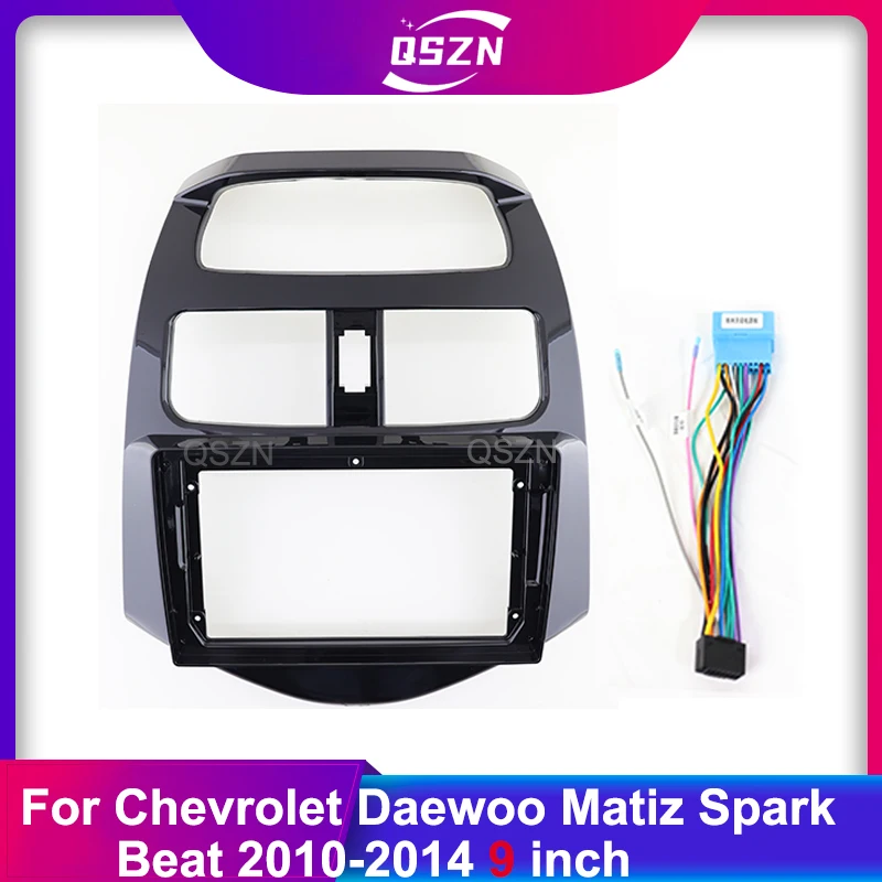 Car Audio Frame Fascia For Chevrolet Daewoo Matiz Spark Baic Beat 2010-2014 2Din Dash Fitting Panel Frame Kit