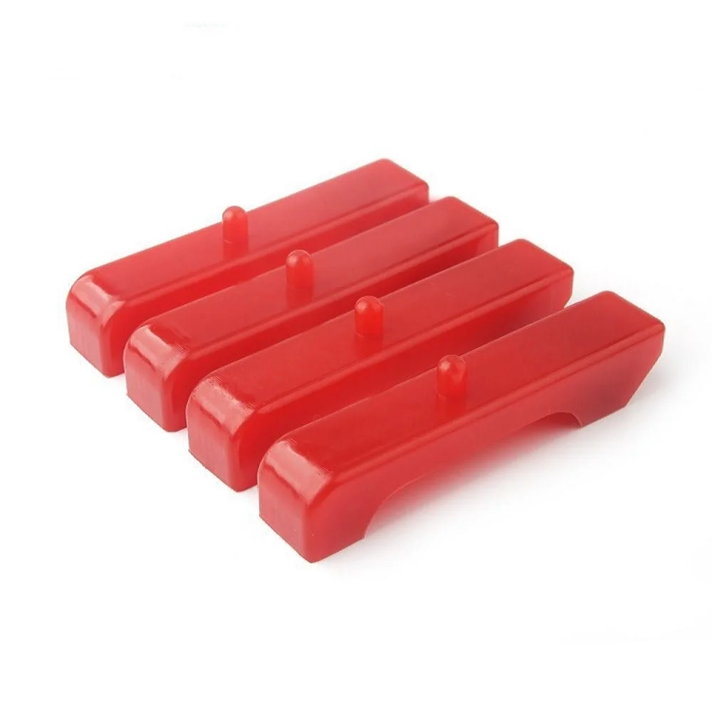 Red Urethane GM Style Small Block Engined Radiator Isolators 7-1711