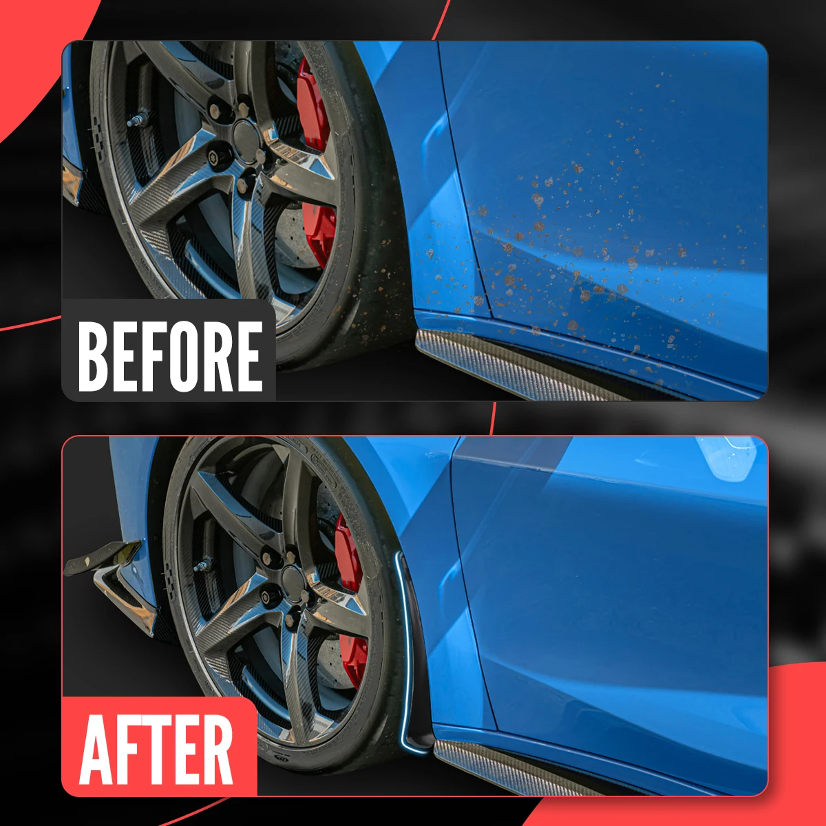 

Mud Flaps Mud Guard Mudflaps Mudguard For Chevrolet For Corvette C8 CORVETTE Z06 & E-RAY Extended Front Fenders Auto Parts HOT