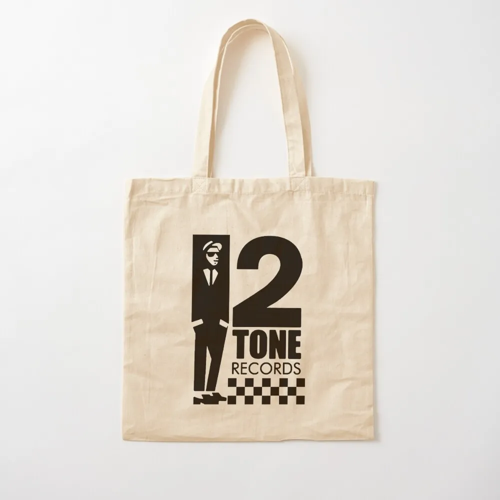 2 Tone Records T Black and White Tote Bag tote bag women bag luxury women Canvas stote