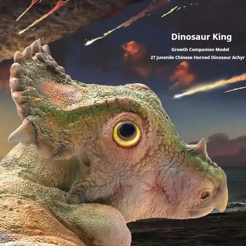 

Модель-компаньон роста короля динозавра 27 молодых китайских трицератопсов Aqi, настольная коллекция, орнамент, подарок для детских фестивалей