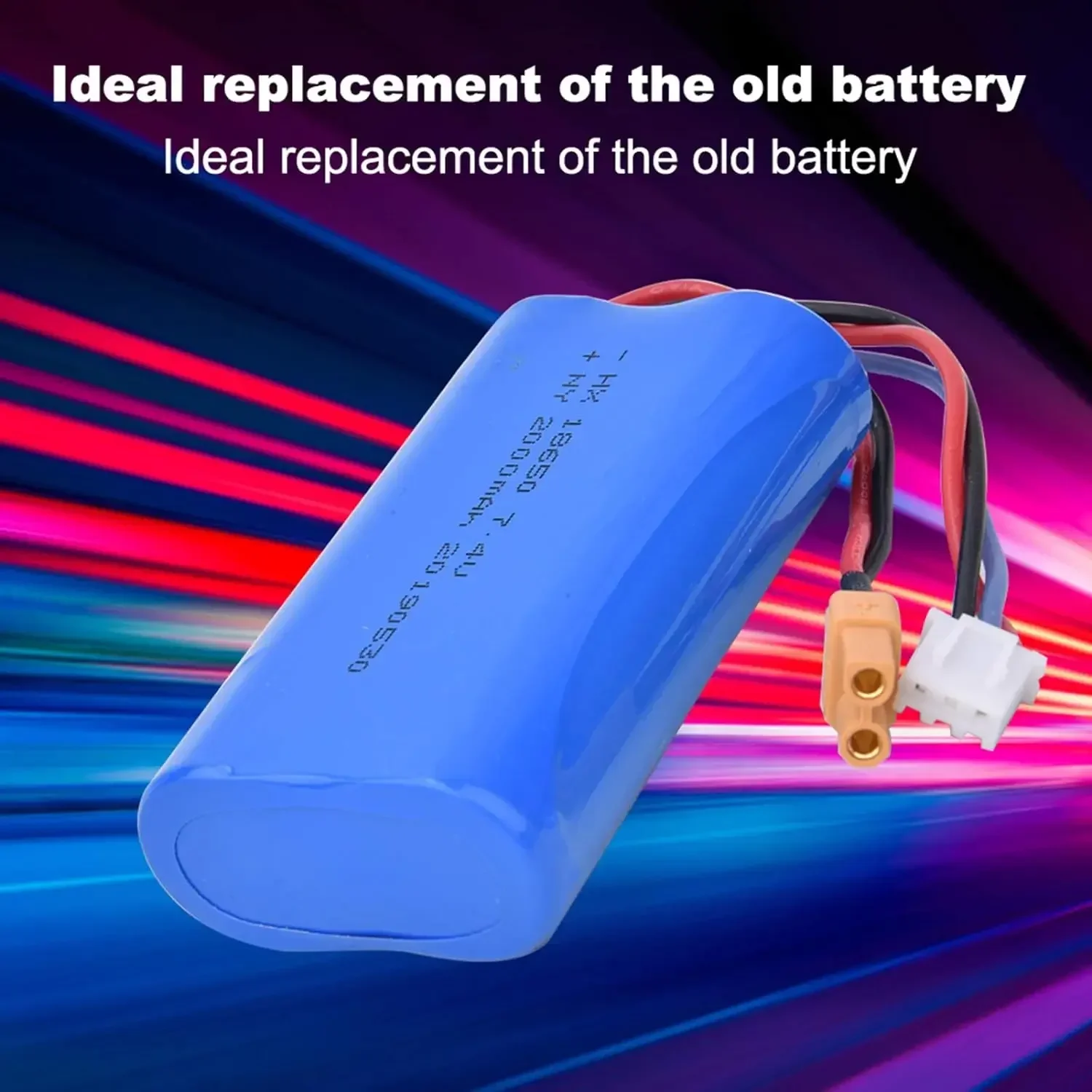 7.4V 2000mAh 15C Rechargeable Li-ion Battery XT30 plug for RC Engineering Car Spare Parts Accessories RC Car Models (1583-005)