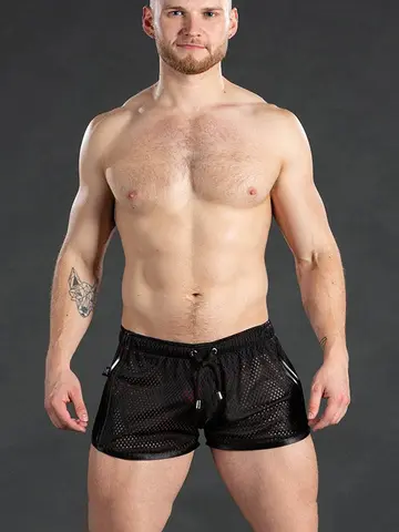 Men's sweatpants hole dry breathable sexy beach outdoor casual three-quarter pants（MNDK-05)