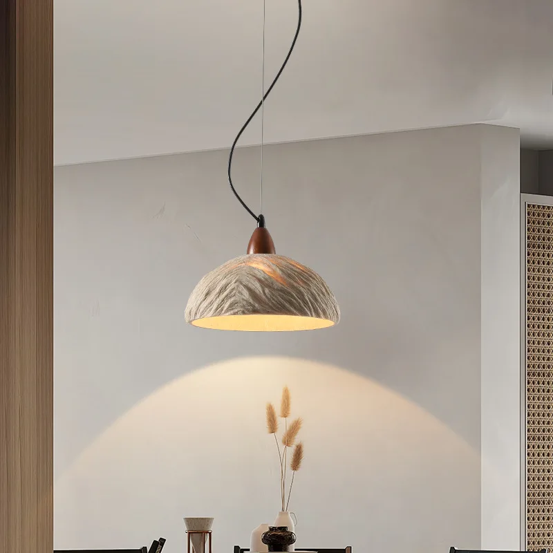 SANDYHA Modern Retro Japanese Pendant Light Unique Home Decor Kitchen Island Dining Room Living Room Accent Lighting Accent
